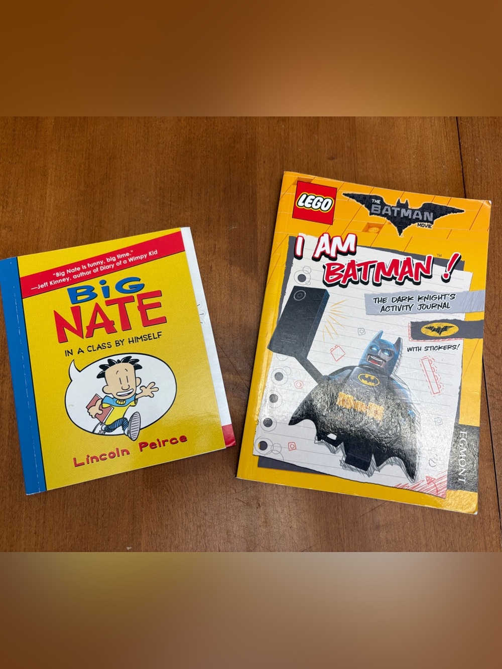 (2/$30) Big Nate Mini Book with Stickers & LEGO Batman Activity Journal